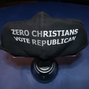 JBVO.ME - Zero Christians Vote Republican Mask